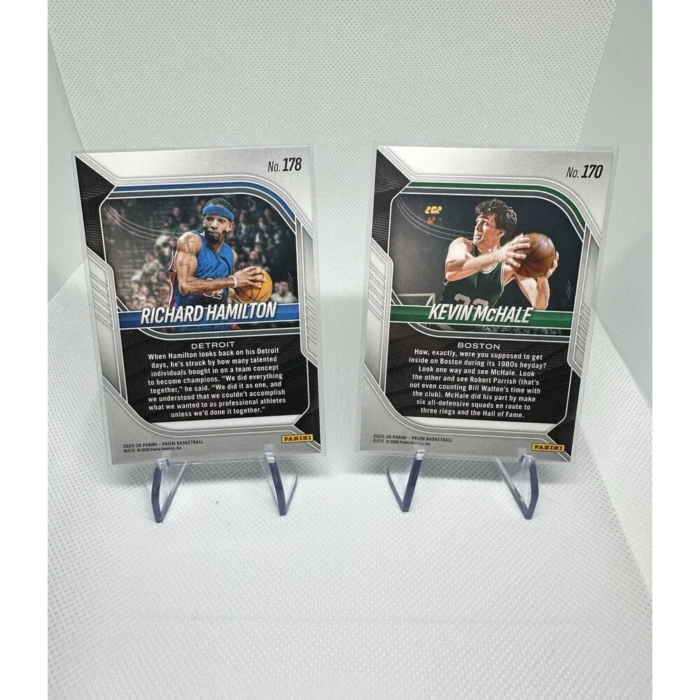 2025-26 Panini Prizm Basketball 8 Card Lot 4 RC McHale Hamilton Calhoun